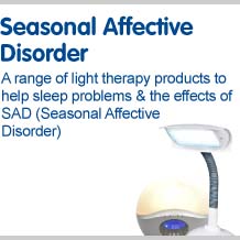 Seasonal affective disorder a range of light therapy products to help sleep problems and the effects of SAD